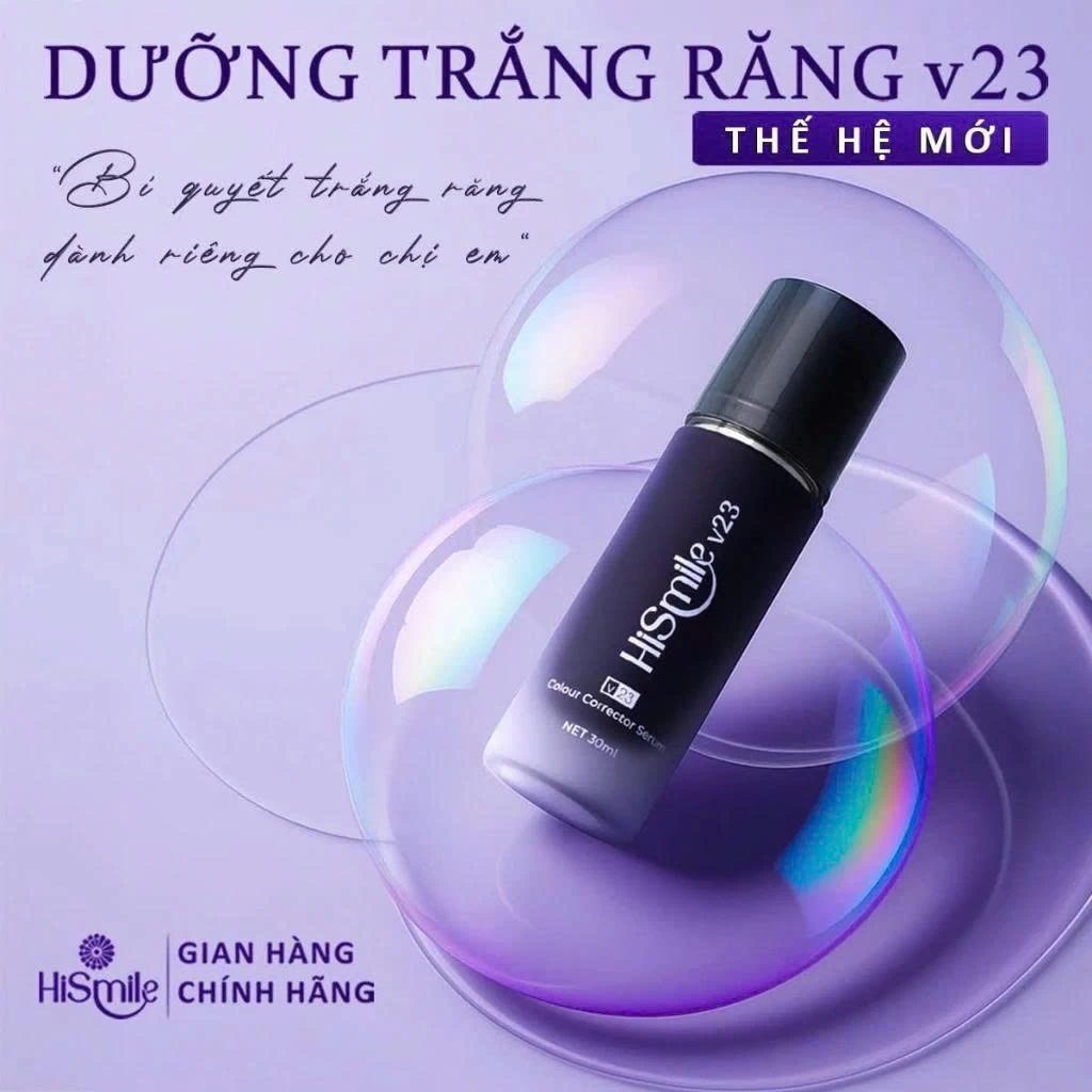 DƯỠNG TRẮNG RĂNG CAO CẤP HISMILE V23 - 30ml, Mua 1sp tặng 1 phiếu theo dõi trắng răng+HDSD. - Ảnh 6